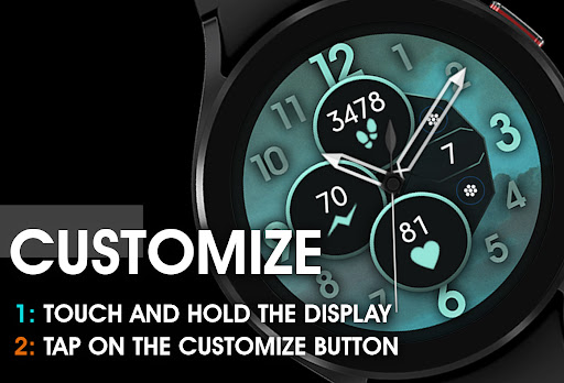 Modern Analog Rose Watch Face Screen 3