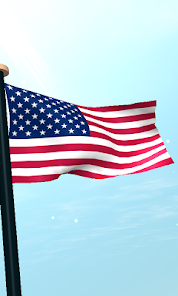Screenshot 4 EE.UU. Bandera 3D Gratis android