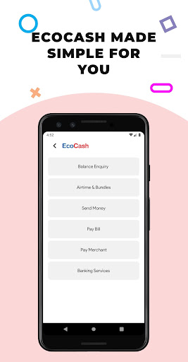 Ease for EcoCash Screen 2