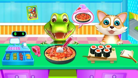 Kitchen Cooking:Fast Food Game