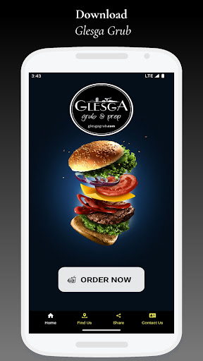Android application Glesga Grub screenshort