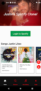 Justin's Spotify Clone