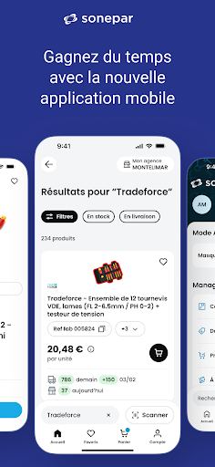 Android application Sonepar FR screenshort