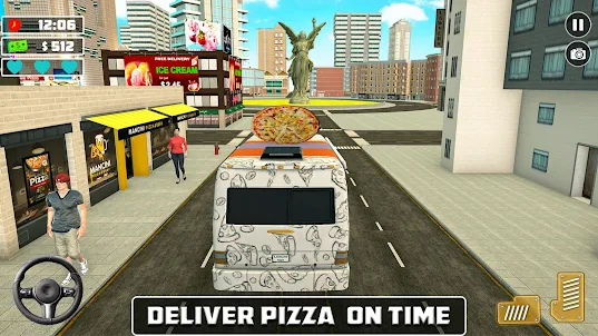 Jogos de entregador pizza 3D