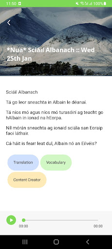 TYM - Learn Irish Screen 2