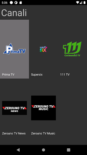 Android application Smart Tv Italia screenshort
