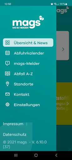 Android application mags-App screenshort