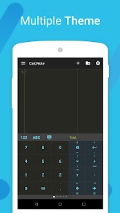 CalcNote - Notepad Calculator Captura de pantalla