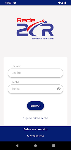 Android application Portal Rede 2CR screenshort