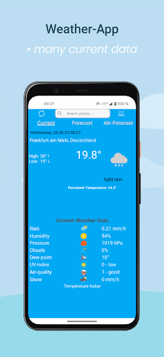 Android application Weather screenshort