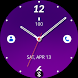 Violet Analogue Watch Face