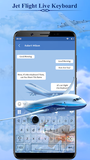 Jet Flight Live Keyboard Screen 3