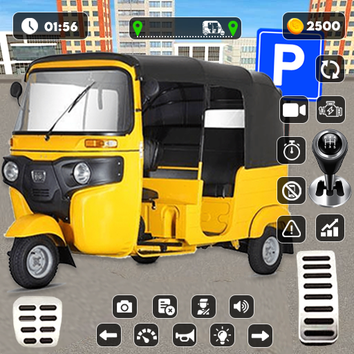 Tuk Tuk Auto Rickshaw Game 3d logo
