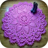 crochet mats designs icon