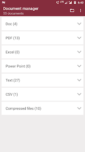 Document manager - Document organizer Bildschirmfoto
