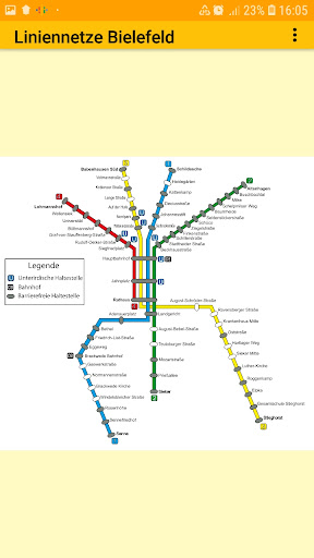Android application LineNetwork Bielefeld screenshort