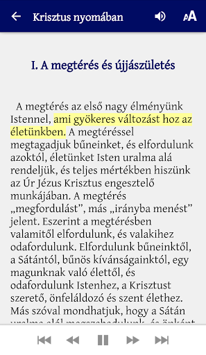 Krisztus nyomában keskeny úton Screen 3