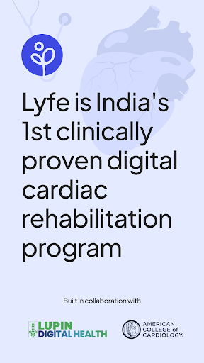 Lyfe:Connected Heart Care Plan screenshot 1