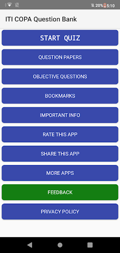 Android application ITI Electrician Question Bank screenshort