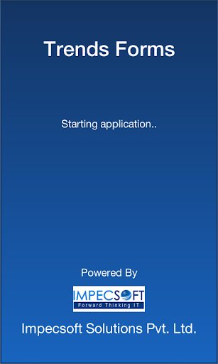 Android application Trends Forms screenshort