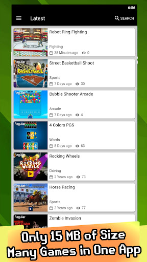 Android application GaroGames Retro Cloud 234 Mini screenshort