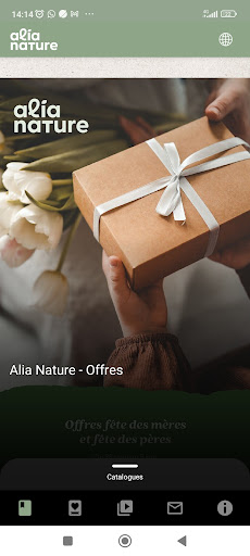 Android application Alia Nature screenshort