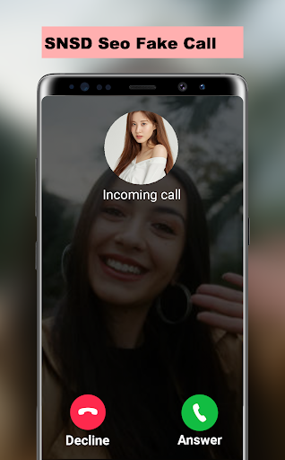 Android application SNSD Seo Fake Call screenshort
