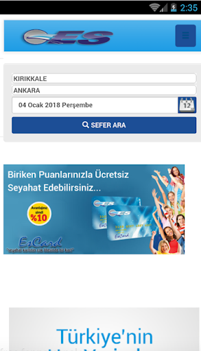 Android application Es Turizm screenshort