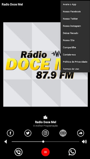 Radio Doce Mel Screen 2
