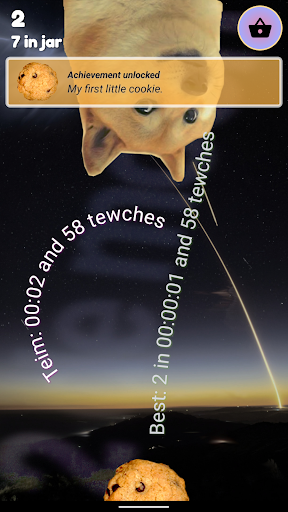 Flappy 2048 Cookie Doge Sim Screen 3