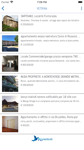 Android application FLY IMMOBILIARE screenshort