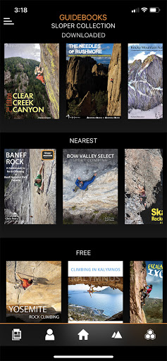 Android application Sloper Rock Climbing Guide screenshort