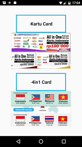 Android application Kartu Indonesia screenshort
