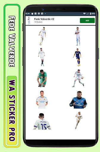 Fede Valverde - WA Sticker Pro Screen 3