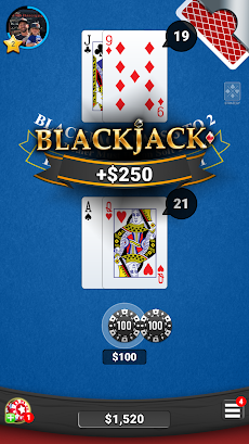 Blackjack 21 Casino Card Gameのおすすめ画像2