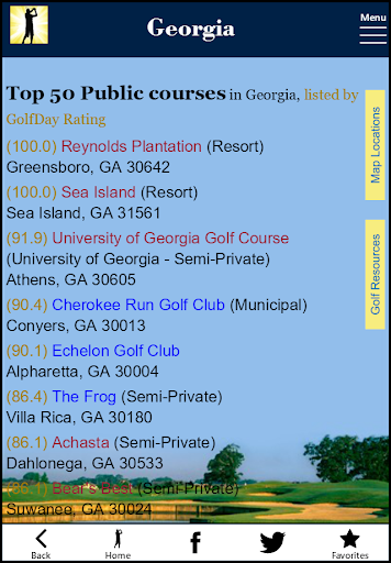 GolfDay Georgia Screen 3