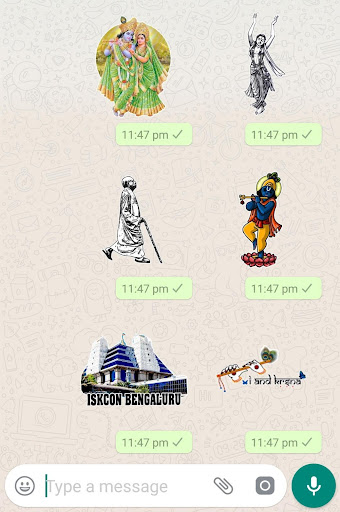 Hare Krishna Stickers for WApp Screen 2