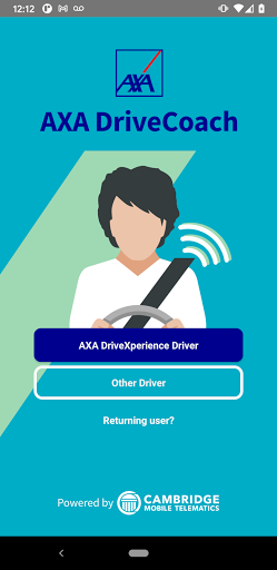 Android application AXA DriveCoach screenshort