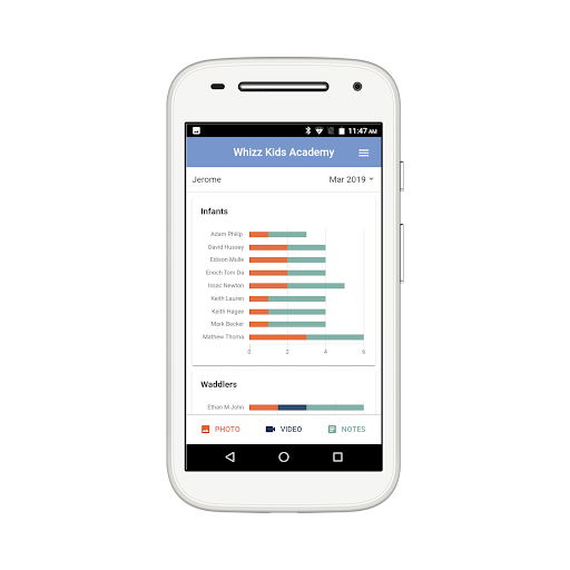 Android application EasyFolios Teachers screenshort