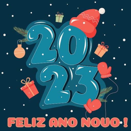 Feliz Ano Novo 2023 logo