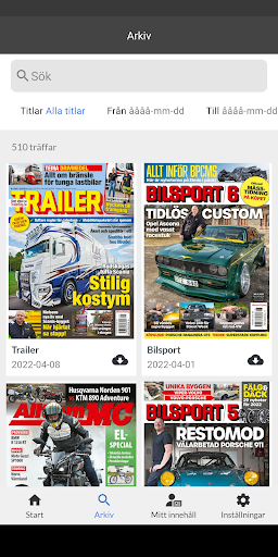 Motortidningar Screen 2