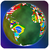 World Flag Globe LiveWallpaper icon