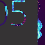 Neon Girl Xperia Theme icon