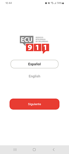 Android application ECU911 screenshort