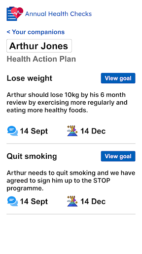 Annual Health Checks Companion