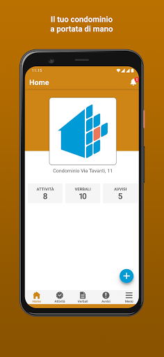 Android application Copernico Condomino screenshort