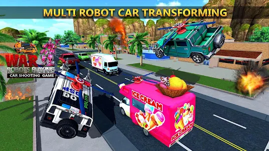 Robot Car Shooting Game