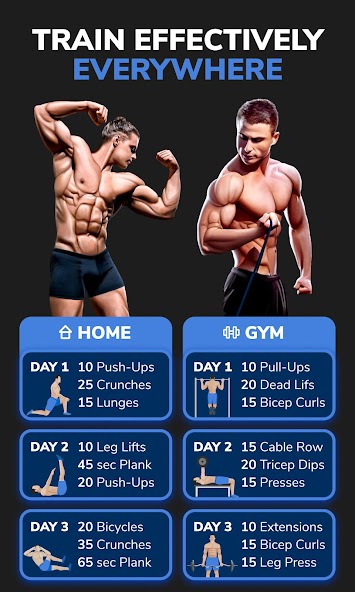 BetterMen: Home Workouts & Diet screenshots