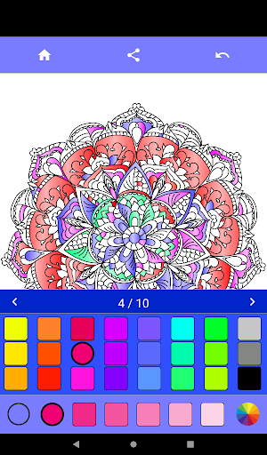 Free Coloring Mandala - Coloring book