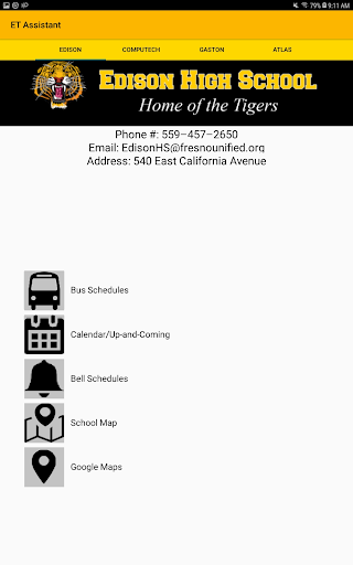 Android application ET Assistant screenshort